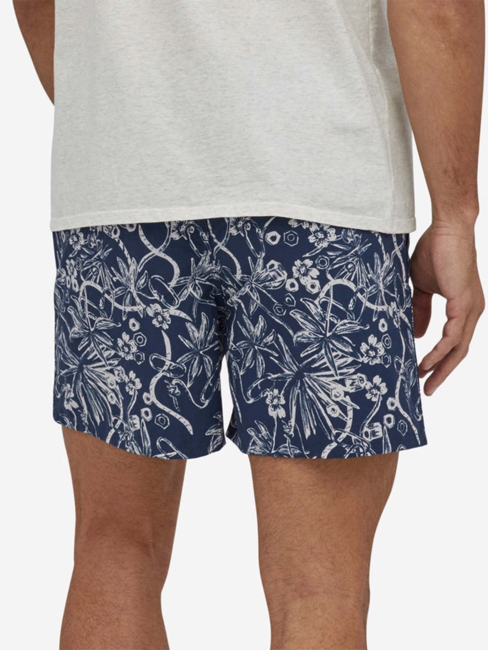 Boy’s Patagonia Navy Floral Swim Shorts
